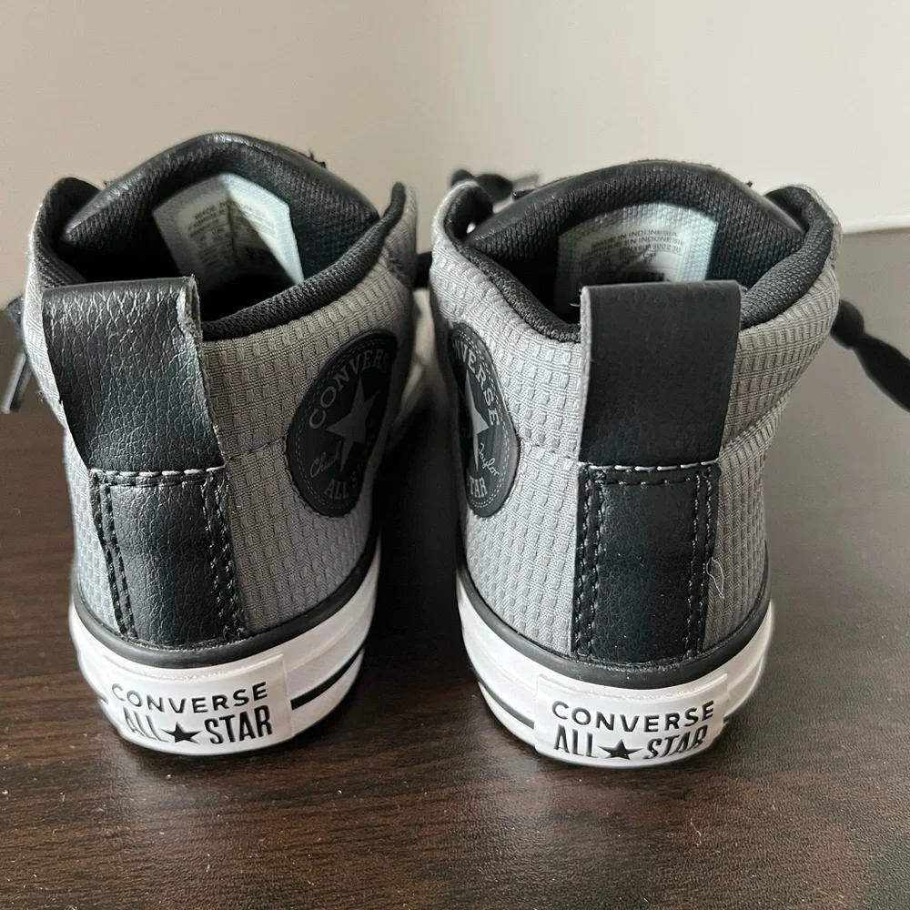 Converse Black and Gray Sneakers Iconic Design
